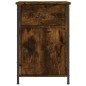 vidaXL Mesitas noche 2 uds madera contrachapada roble humo 40x42x60 cm vidaXL Mesitas noche 2 uds madera contrachapada roble humo 40x42x60 cm