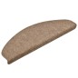 vidaXL Alfombrilla autoadhesiva de escalera 15 uds 65x21x4 cm marrón vidaXL Alfombrilla autoadhesiva de escalera 15 uds 65x21x4 cm marrón