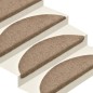 vidaXL Alfombrilla autoadhesiva de escalera 15 uds 65x21x4 cm marrón vidaXL Alfombrilla autoadhesiva de escalera 15 uds 65x21x4 cm marrón