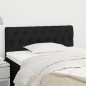 vidaXL Cabecero de tela negro 90x7x78/88 cm vidaXL Cabecero de tela negro 90x7x78/88 cm