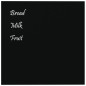 vidaXL Pizarra magnética de pared vidrio templado negro 40x40 cm vidaXL Pizarra magnética de pared vidrio templado negro 40x40 cm