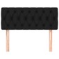 vidaXL Cabecero de tela negro 90x7x78/88 cm vidaXL Cabecero de tela negro 90x7x78/88 cm