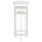 vidaXL Juego de soportes de planta 3 pzas estilo vintage metal blanco vidaXL Juego de soportes de planta 3 pzas estilo vintage metal blanco