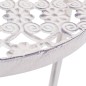 vidaXL Juego de soportes de planta 3 pzas estilo vintage metal blanco vidaXL Juego de soportes de planta 3 pzas estilo vintage metal blanco
