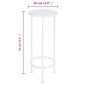 vidaXL Juego de soportes de planta 3 pzas estilo vintage metal blanco vidaXL Juego de soportes de planta 3 pzas estilo vintage metal blanco