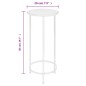vidaXL Juego de soportes de planta 3 pzas estilo vintage metal blanco vidaXL Juego de soportes de planta 3 pzas estilo vintage metal blanco