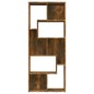vidaXL Estantería madera contrachapada color roble ahumado 67x24x161cm vidaXL Estantería madera contrachapada color roble ahumado 67x24x161cm