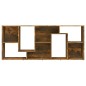 vidaXL Estantería madera contrachapada color roble ahumado 67x24x161cm vidaXL Estantería madera contrachapada color roble ahumado 67x24x161cm