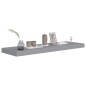 vidaXL Estantes flotantes de pared 2 uds MDF gris 80x23,5x3,8 cm vidaXL Estantes flotantes de pared 2 uds MDF gris 80x23,5x3,8 cm