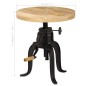 vidaXL Mesa auxiliar 45x(45-62) cm madera de mango y hierro fundido vidaXL Mesa auxiliar 45x(45-62) cm madera de mango y hierro fundido