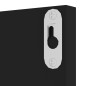 vidaXL Estante de pared 4 uds contrachapado negro brillo 60x11,5x18 cm vidaXL Estante de pared 4 uds contrachapado negro brillo 60x11,5x18 cm