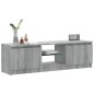 vidaXL Mueble de TV con luces LED gris Sonoma 120x30x35,5 cm vidaXL Mueble de TV con luces LED gris Sonoma 120x30x35,5 cm