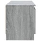 vidaXL Mueble de TV con luces LED gris Sonoma 120x30x35,5 cm vidaXL Mueble de TV con luces LED gris Sonoma 120x30x35,5 cm