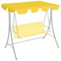 vidaXL Dosel de repuesto columpio jardín amarillo 188/168x145/110 cm vidaXL Dosel de repuesto columpio jardín amarillo 188/168x145/110 cm