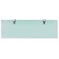 vidaXL Estante flotante de cristal 60x20 cm 8 mm