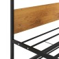 vidaXL Estructura de cama extraíble metal negro 90x200 cm vidaXL Estructura de cama extraíble metal negro 90x200 cm