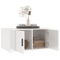 vidaXL Mesa de centro madera contrachapada blanco brillo 80x50x36 cm vidaXL Mesa de centro madera contrachapada blanco brillo 80x50x36 cm