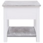 vidaXL Mesa auxiliar madera de Paulownia gris 40x40x40 cm vidaXL Mesa auxiliar madera de Paulownia gris 40x40x40 cm