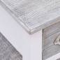 vidaXL Mesa auxiliar madera de Paulownia gris 40x40x40 cm vidaXL Mesa auxiliar madera de Paulownia gris 40x40x40 cm
