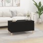 vidaXL Mesa de centro madera contrachapada negro 90x44,5x45 cm vidaXL Mesa de centro madera contrachapada negro 90x44,5x45 cm