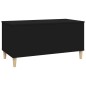 vidaXL Mesa de centro madera contrachapada negro 90x44,5x45 cm vidaXL Mesa de centro madera contrachapada negro 90x44,5x45 cm