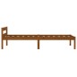vidaXL Estructura de cama madera maciza pino marrón miel 100x200 cm vidaXL Estructura de cama madera maciza pino marrón miel 100x200 cm