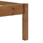 vidaXL Estructura de cama madera maciza pino marrón miel 100x200 cm vidaXL Estructura de cama madera maciza pino marrón miel 100x200 cm