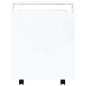 vidaXL Carrito de escritorio contrachapada blanco brillo 60x45x60 cm vidaXL Carrito de escritorio contrachapada blanco brillo 60x45x60 cm