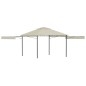 vidaXL Cenador con tejado doble extensible crema 3x3x2,75m 180g/m² vidaXL Cenador con tejado doble extensible crema 3x3x2,75m 180g/m²