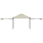 vidaXL Cenador con tejado doble extensible crema 3x3x2,75m 180g/m² vidaXL Cenador con tejado doble extensible crema 3x3x2,75m 180g/m²