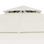 vidaXL Cenador con tejado doble extensible crema 3x3x2,75m 180g/m² vidaXL Cenador con tejado doble extensible crema 3x3x2,75m 180g/m²