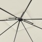 vidaXL Cenador con tejado doble extensible crema 3x3x2,75m 180g/m² vidaXL Cenador con tejado doble extensible crema 3x3x2,75m 180g/m²