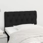 vidaXL Cabecero de tela negro 80x7x78/88 cm vidaXL Cabecero de tela negro 80x7x78/88 cm