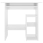 vidaXL Escritorio de madera contrachapada blanco brillo 80x45x74 cm vidaXL Escritorio de madera contrachapada blanco brillo 80x45x74 cm