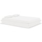 vidaXL Estructura de cama madera maciza doble blanca 135x190cm vidaXL Estructura de cama madera maciza doble blanca 135x190cm