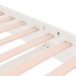 vidaXL Estructura de cama madera maciza doble blanca 135x190cm vidaXL Estructura de cama madera maciza doble blanca 135x190cm