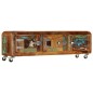 vidaXL Mueble para la TV madera maciza reciclada 120x30x37 cm vidaXL Mueble para la TV madera maciza reciclada 120x30x37 cm