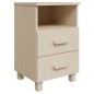 vidaXL Mesitas noche 2 uds HAMAR pino macizo marrón miel 40x35x62 cm vidaXL Mesitas noche 2 uds HAMAR pino macizo marrón miel 40x35x62 cm