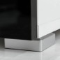 vidaXL Juego de muebles de salón 5 piezas con iluminación LED negro vidaXL Juego de muebles de salón 5 piezas con iluminación LED negro