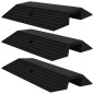 vidaXL Rampa de umbral puente 3 unidades goma 49x40x8 cm vidaXL Rampa de umbral puente 3 unidades goma 49x40x8 cm