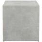 vidaXL Cajón taburete madera contrachapada gris hormigón 40,5x40x40 cm vidaXL Cajón taburete madera contrachapada gris hormigón 40,5x40x40 cm