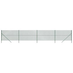 vidaXL Cerca de alambre verde 1,6x10 m