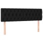 vidaXL Cabeceros 2 unidades tela negro 80x7x78/88 cm vidaXL Cabeceros 2 unidades tela negro 80x7x78/88 cm