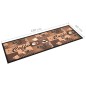 vidaXL Alfombra de cocina lavable Coffee marrón 60x180 cm vidaXL Alfombra de cocina lavable Coffee marrón 60x180 cm