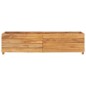 vidaXL Jardinera madera maciza de teca y acero 150x40x38 cm vidaXL Jardinera madera maciza de teca y acero 150x40x38 cm