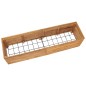 vidaXL Jardinera madera maciza de teca y acero 150x40x38 cm vidaXL Jardinera madera maciza de teca y acero 150x40x38 cm