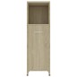 vidaXL Armario de baño madera contrachapada color roble 30x30x95 cm vidaXL Armario de baño madera contrachapada color roble 30x30x95 cm