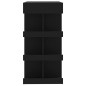vidaXL Mesa bar estante almacenaje contrachapada negro 100x50x101,5 cm vidaXL Mesa bar estante almacenaje contrachapada negro 100x50x101,5 cm