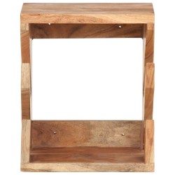vidaXL Soporte para monopatín de pared madera de acacia 25x20x30 cm
