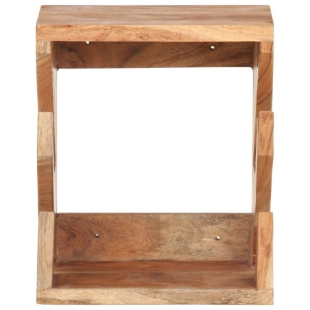 vidaXL Soporte para monopatín de pared madera de acacia 25x20x30 cm